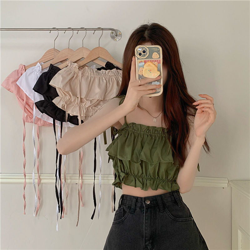 Ruffled Cami Top