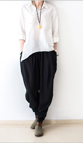 Relaxed Harem Pants