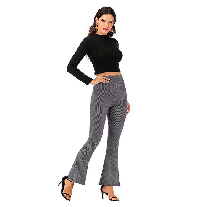 Printed Flare Pants