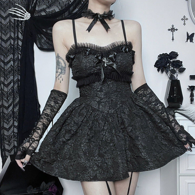 Rose Lace Cami Dress