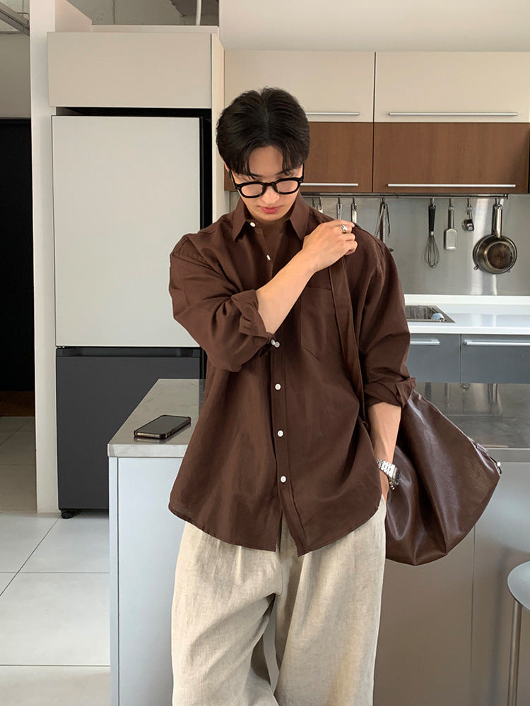 Relaxed Long-Sleeve Shirt