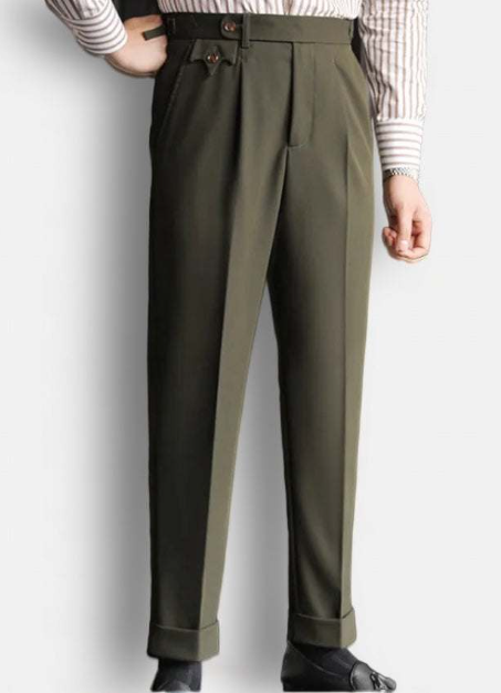 Tailored Straight-Leg Trousers