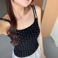 Open-Back Polka-Dot Camisole