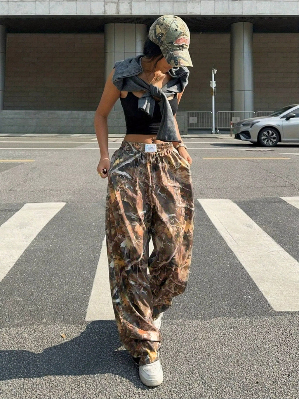 Baggy Camouflage Cargo Pants