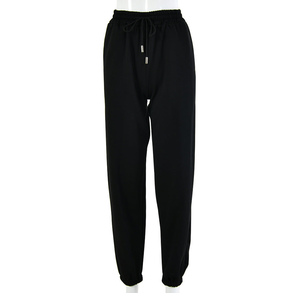Drawstring Cuffed Joggers