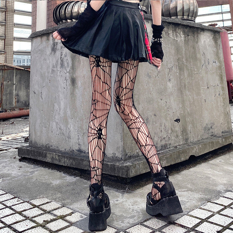 Spiderweb Fishnet Tights
