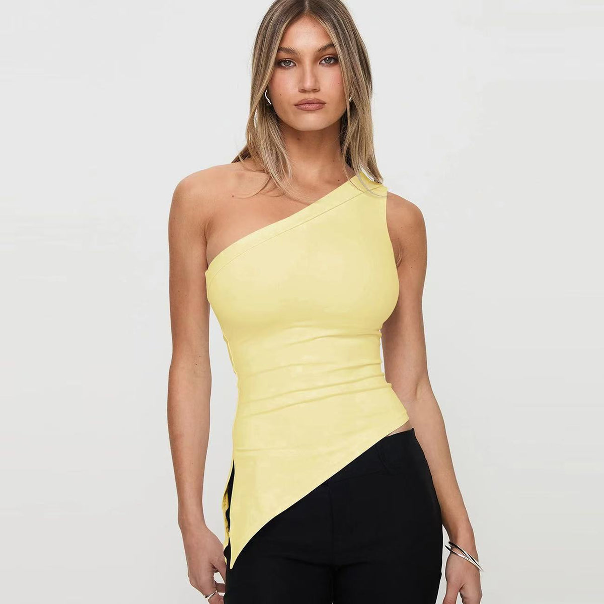 One-Shoulder Asymmetric Top
