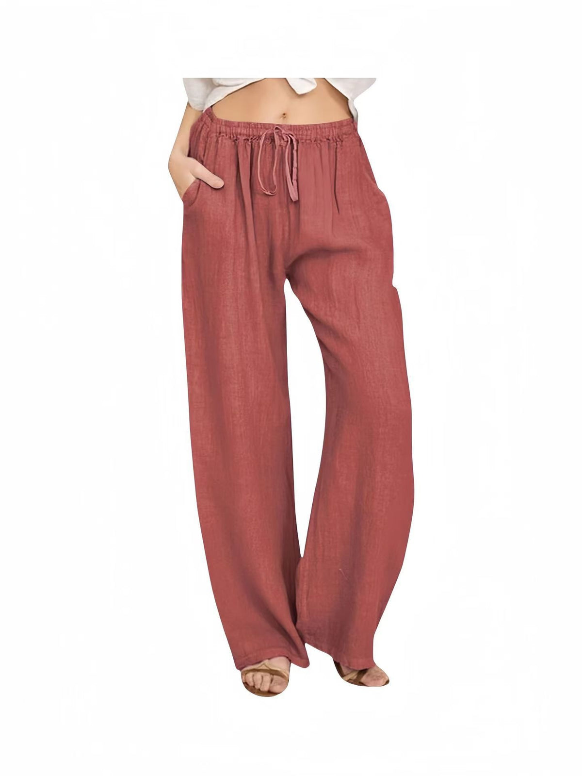 Drawstring Relaxed Pants