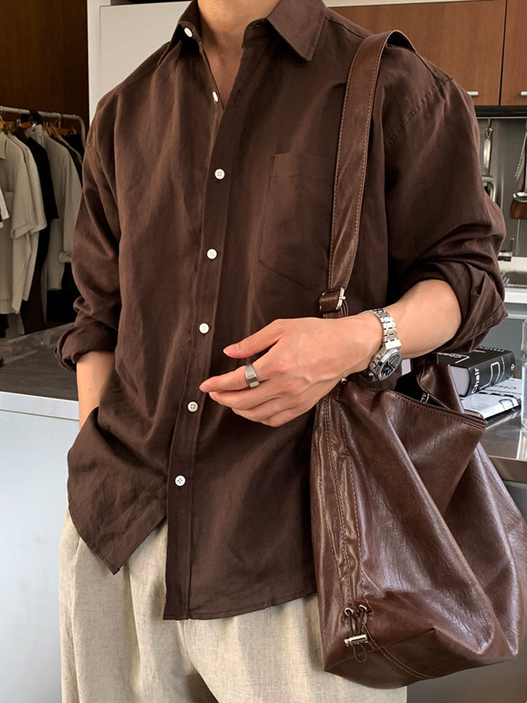 Relaxed Long-Sleeve Shirt