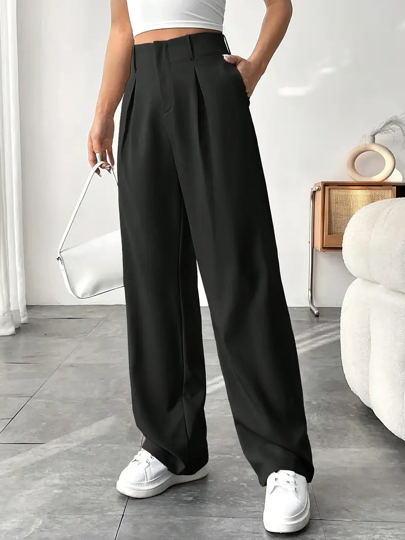 Tailored Wide-Leg Trousers