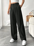 Tailored Wide-Leg Trousers