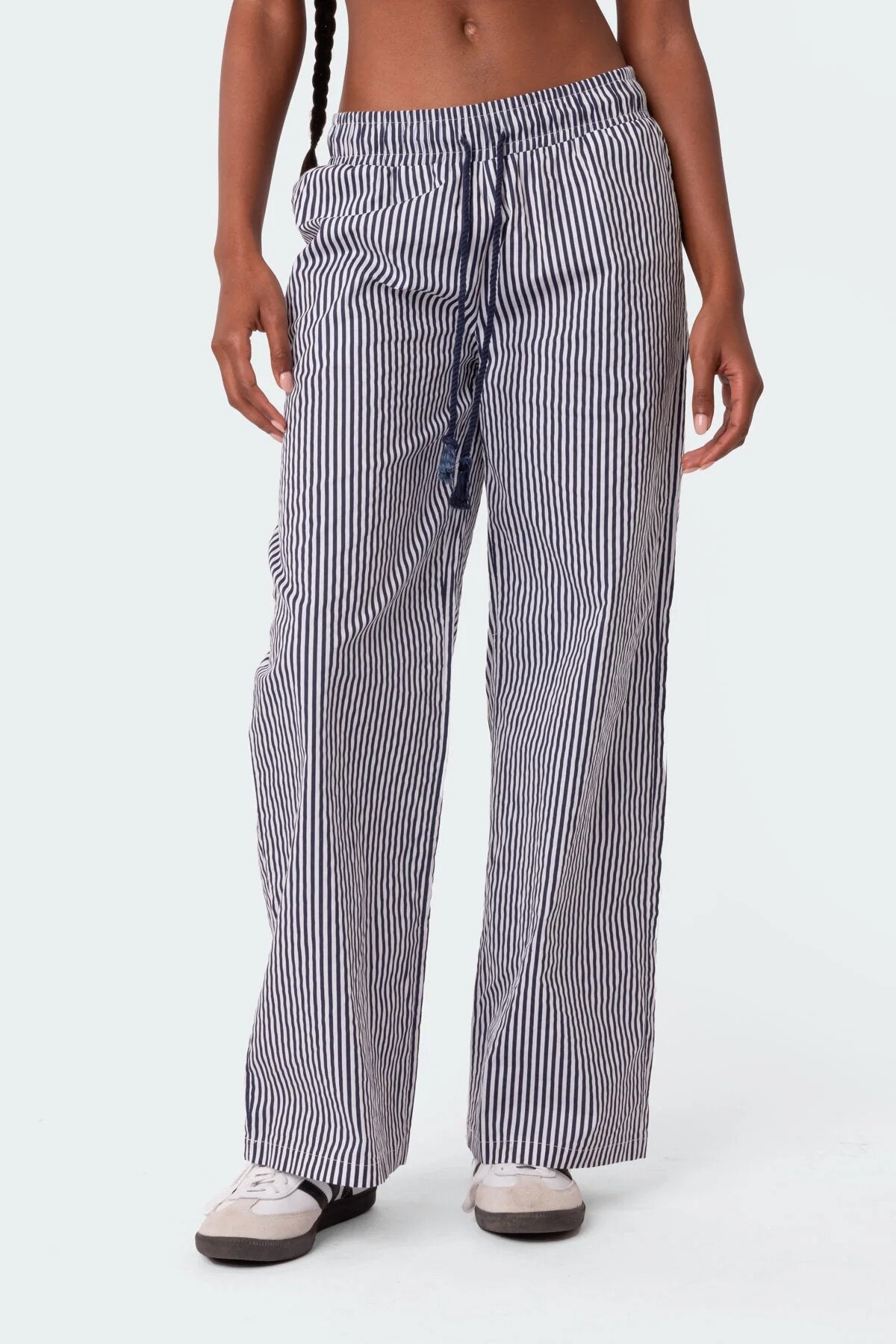 Striped Drawstring Pants
