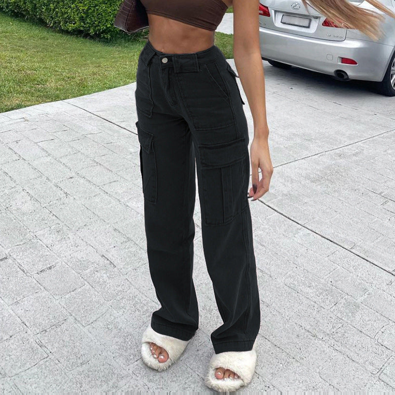 Straight-Leg Cargo Pants