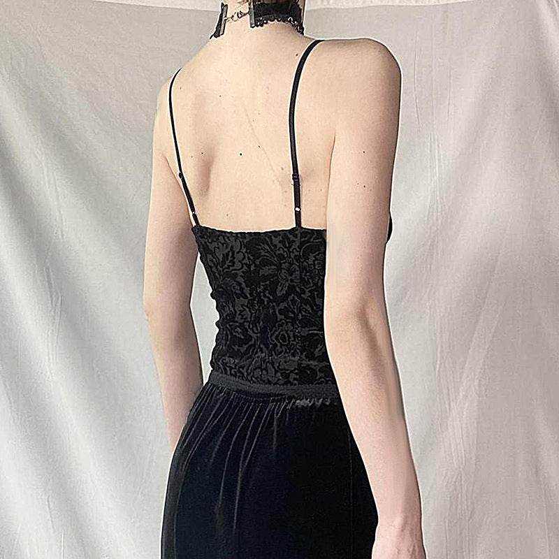 Gothic Lace Corset Cami