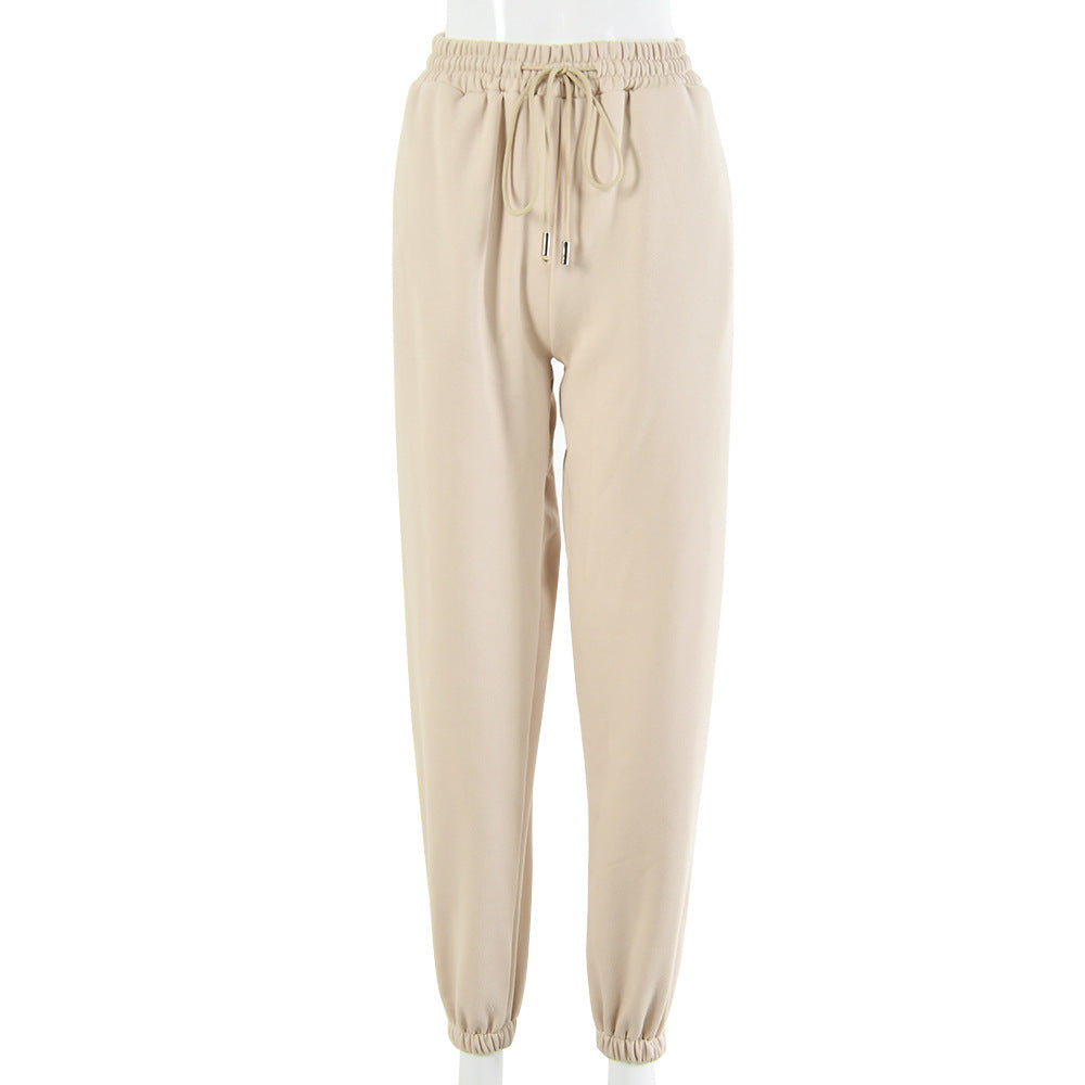 Drawstring Cuffed Joggers