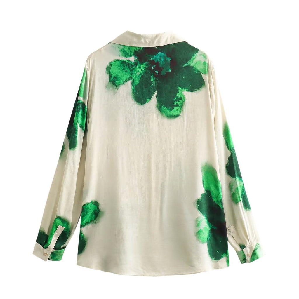 Ink-Print Shirt & Pants — Separates or Set