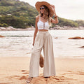 Relaxed Wide-Leg Beach Pants