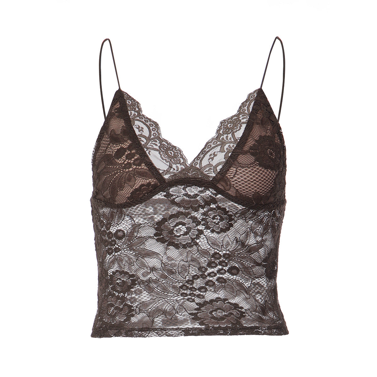 Sheer Floral Lace Camisole