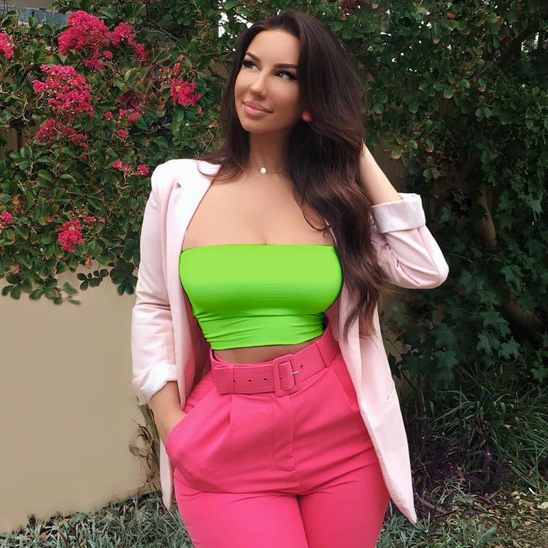Strapless Crop Top — Top or Scarf Set