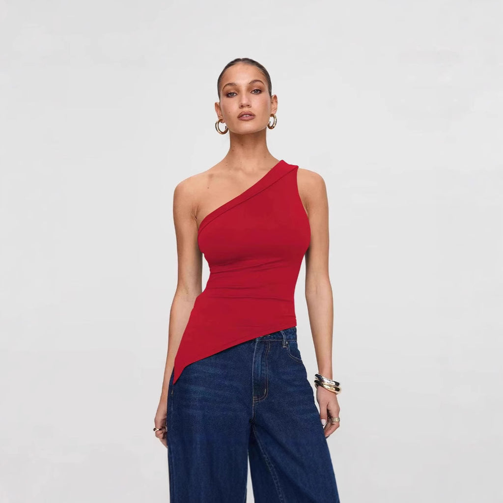 One-Shoulder Asymmetric Top