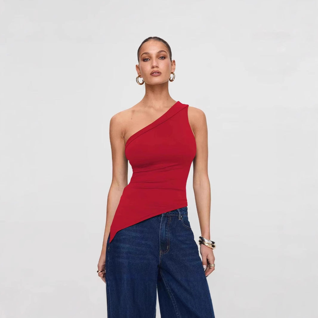 One-Shoulder Asymmetric Top