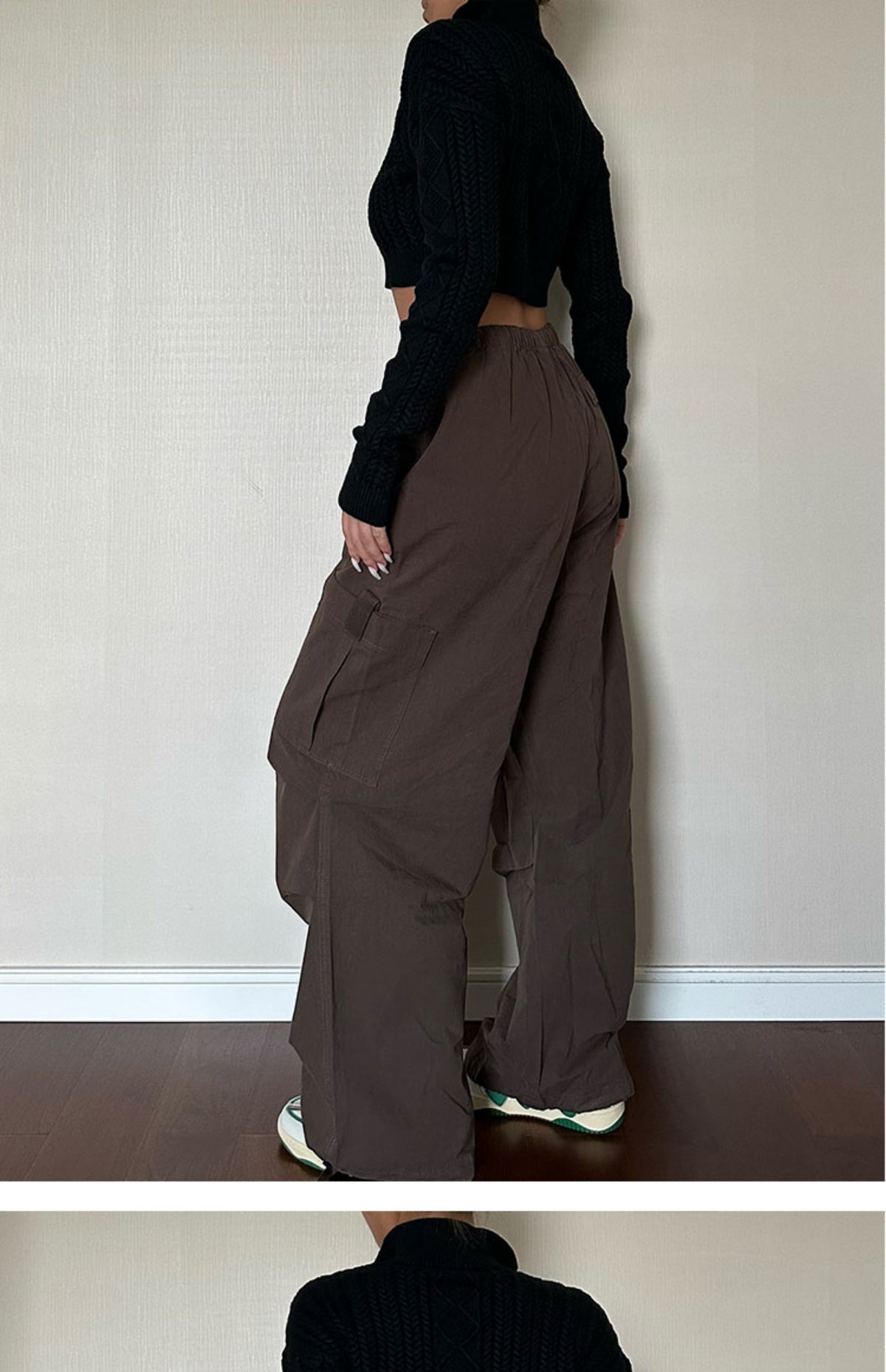 Drawstring Cargo Pants