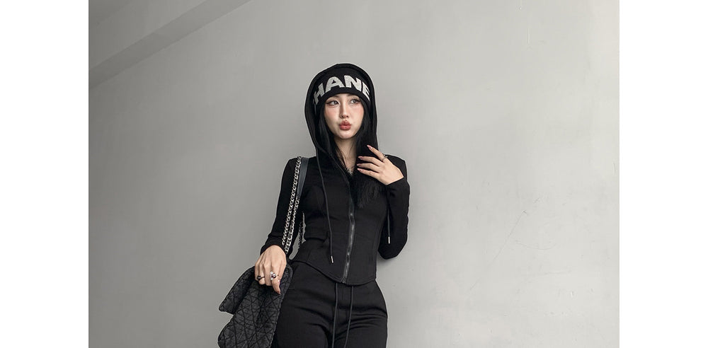 Zip Hoodie & Flare Pants — Separates