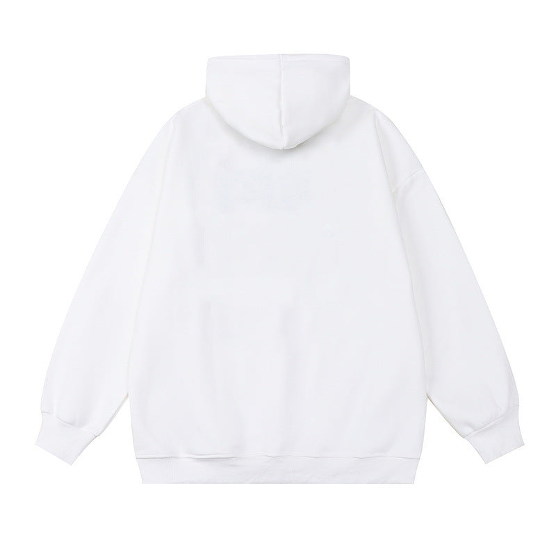 Ghost-Print Zip Hoodie