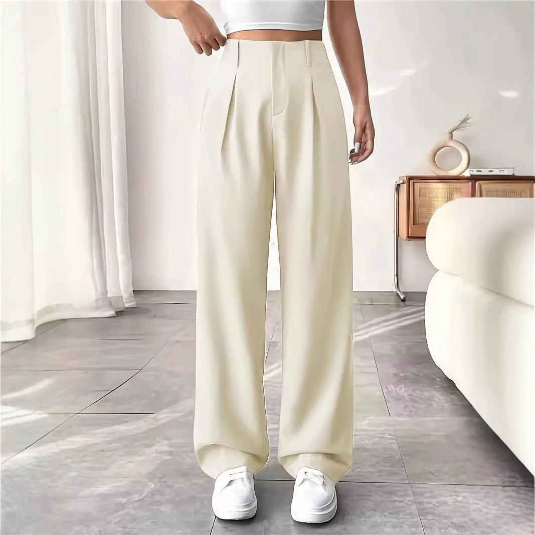 Tailored Wide-Leg Trousers