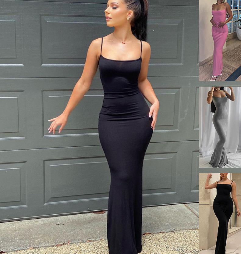 Strappy Bodycon Maxi Dress