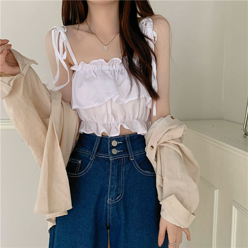 Ruffled Cami Top