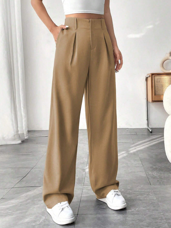 Tailored Wide-Leg Trousers