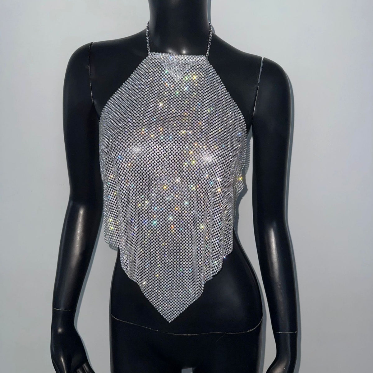 Embellished Halter Top