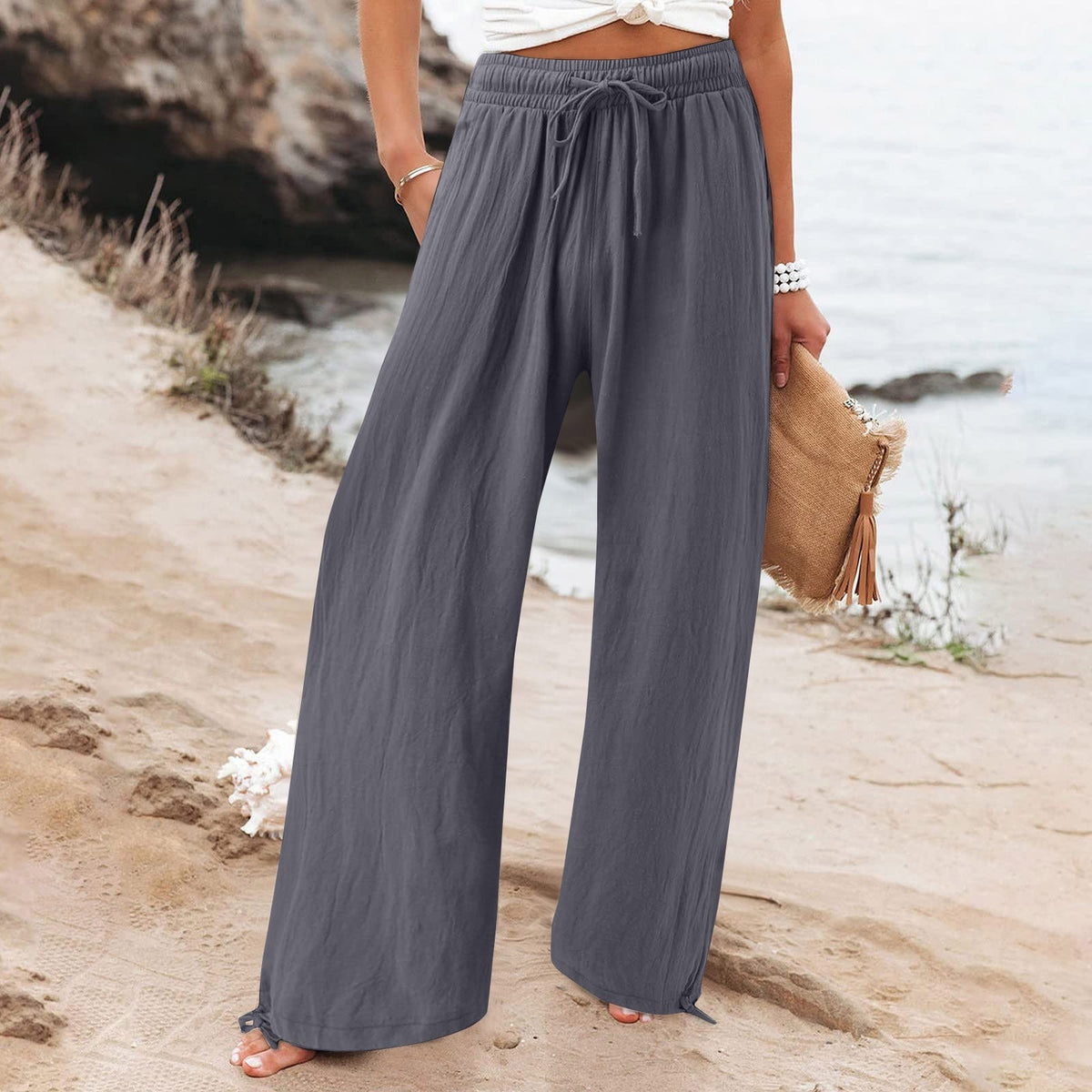 Drawstring Beach Pants