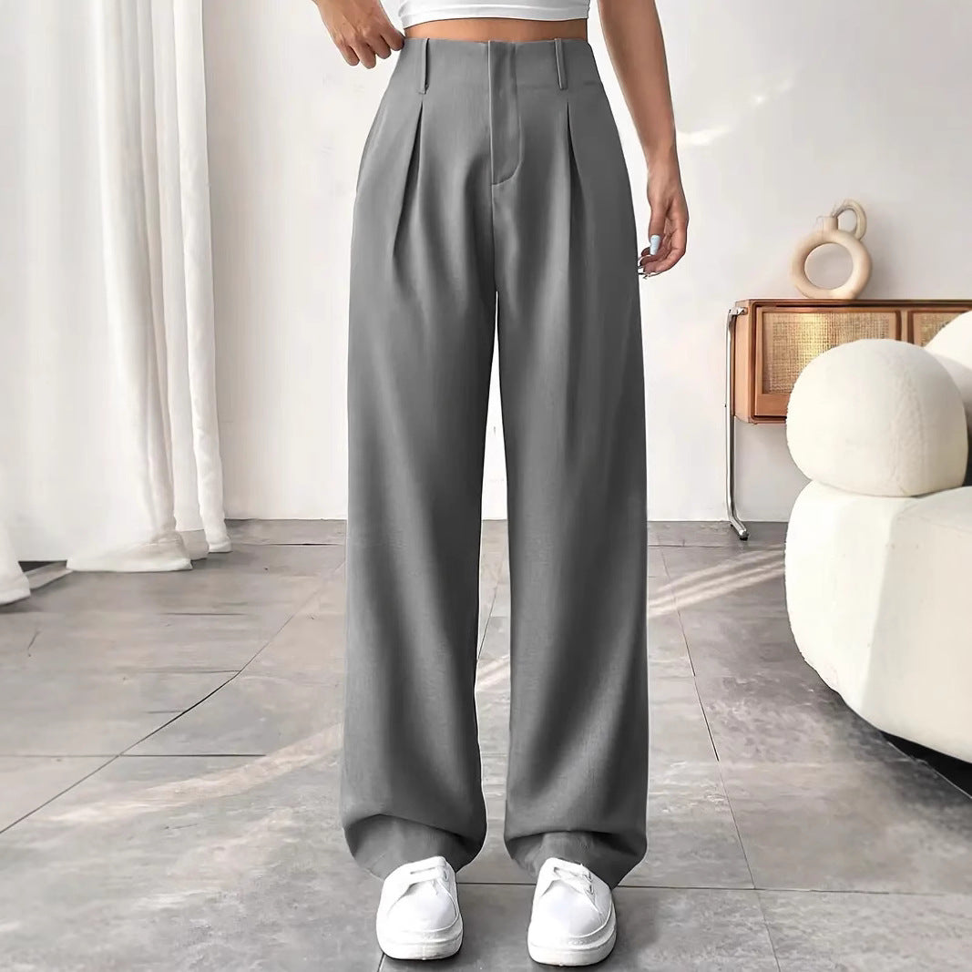 Tailored Wide-Leg Trousers