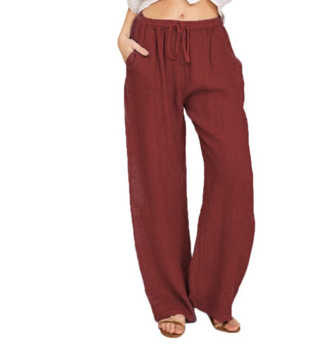 Drawstring Relaxed Pants