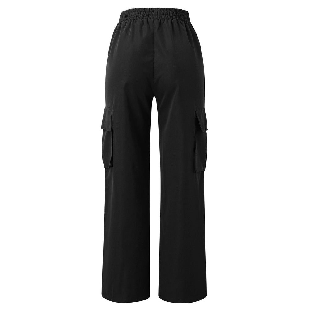 Elastic-Waist Wide-Leg Pants