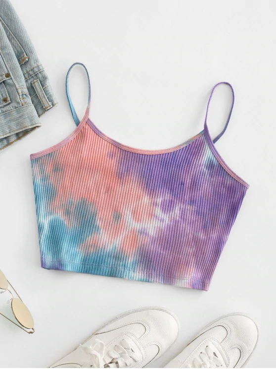 Tie-Dye Cropped Camisole