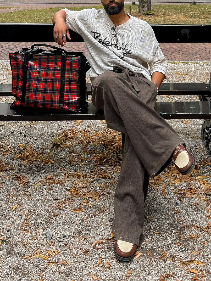 Lettering Mesh T-Shirt