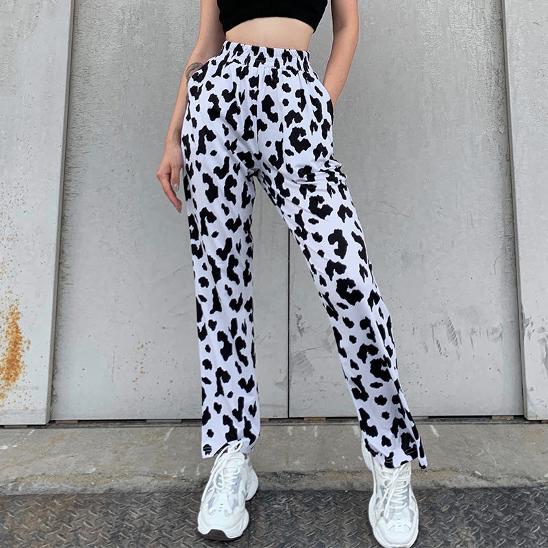 Printed Flare Pants