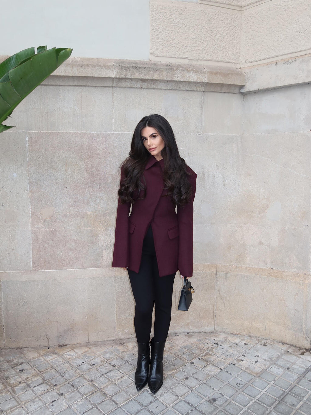 Cross-Placket Blazer
