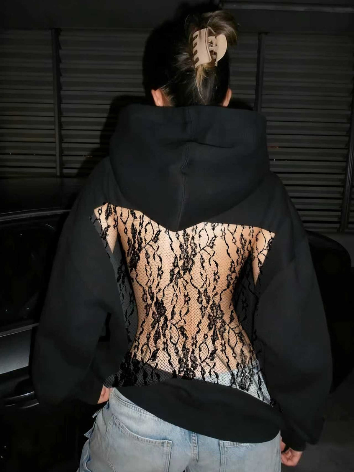 Relaxed Long-Sleeve Hoodie