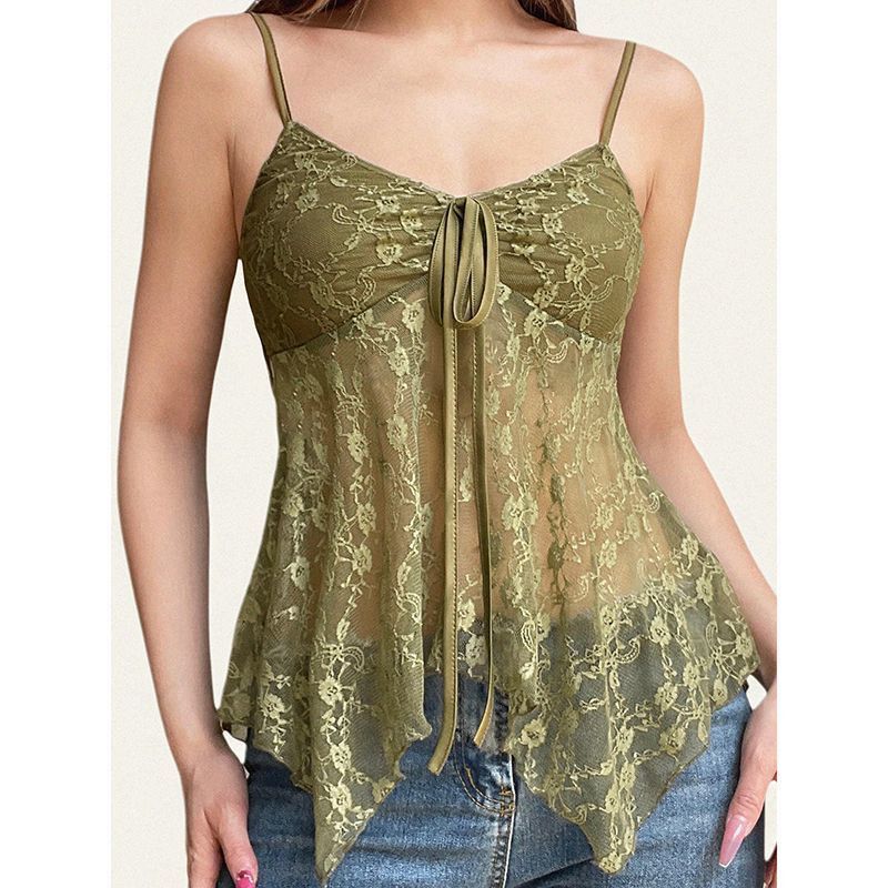 Floral Mesh Camisole