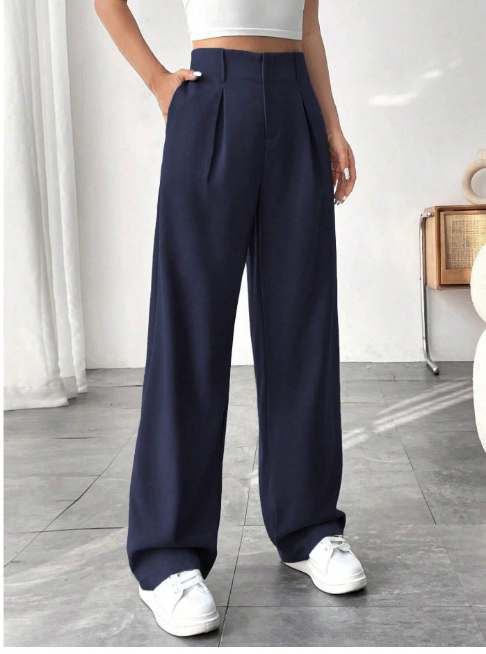 Tailored Wide-Leg Trousers