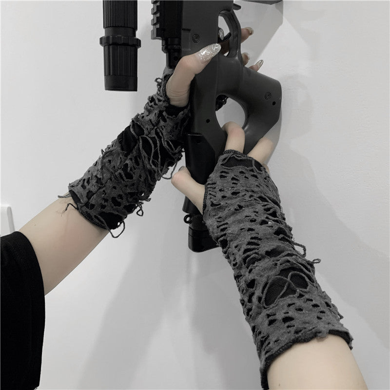 Lace Fingerless Arm Warmers