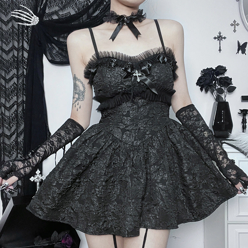 Rose Lace Cami Dress