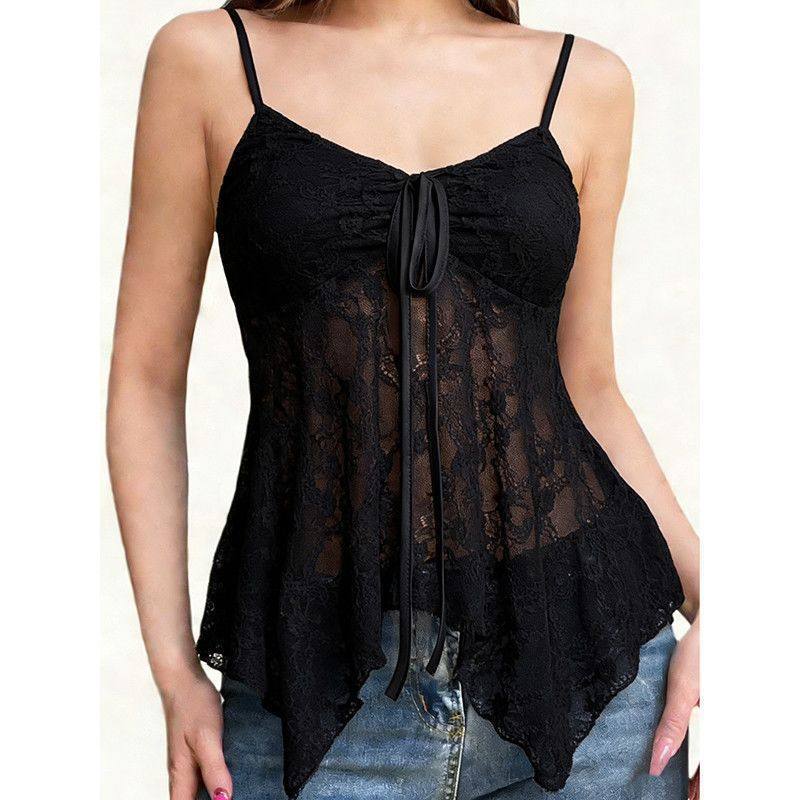 Floral Mesh Camisole