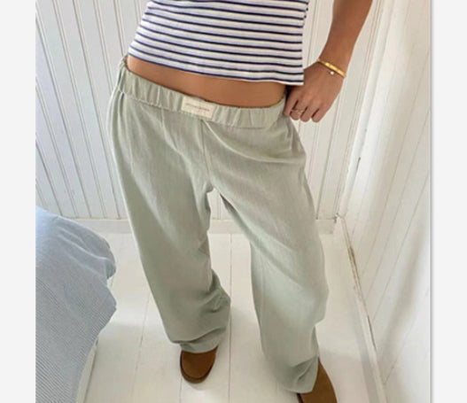 Relaxed Wide-Leg Pants