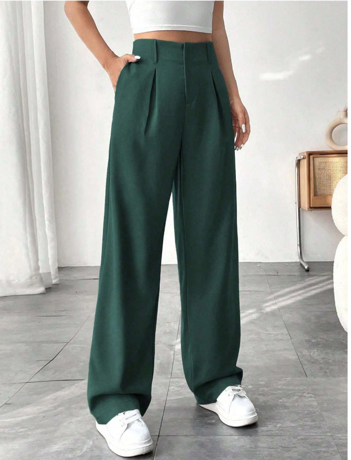 Tailored Wide-Leg Trousers