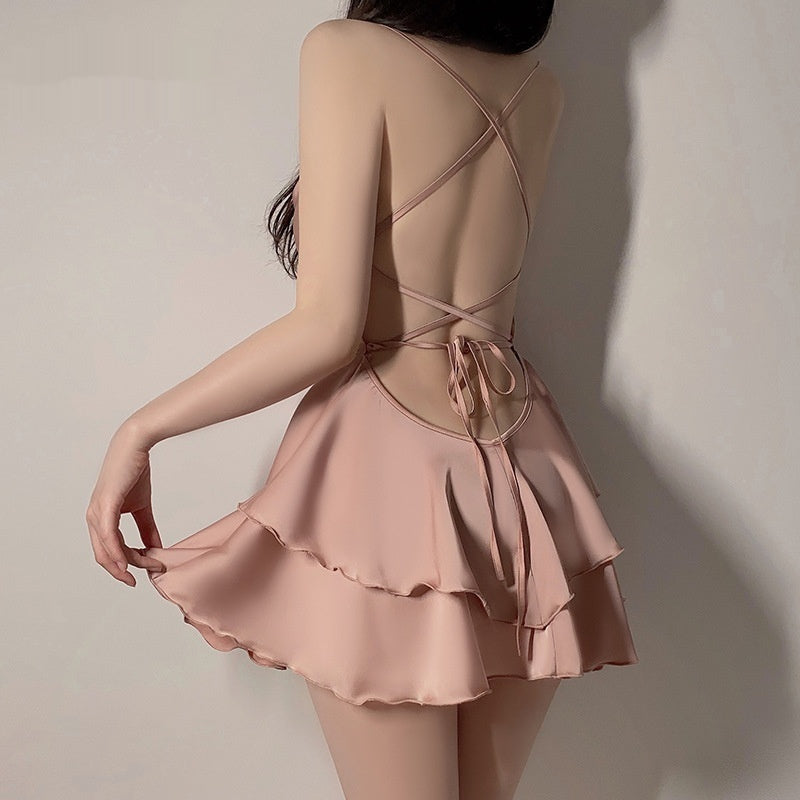 Ruffle Nightdress & Robe — Separates